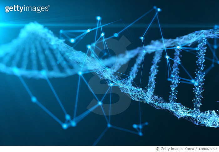 1280076092 | 게티이미지코리아 | Abstract digital network DNA structure Royalty ...